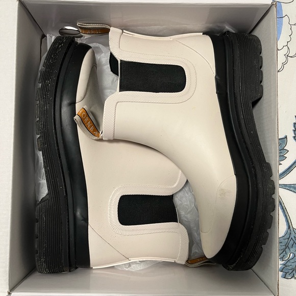 Ilse Jacobsen Shoes Isle Jacobsen White Rubber Ankle Boots Poshmark